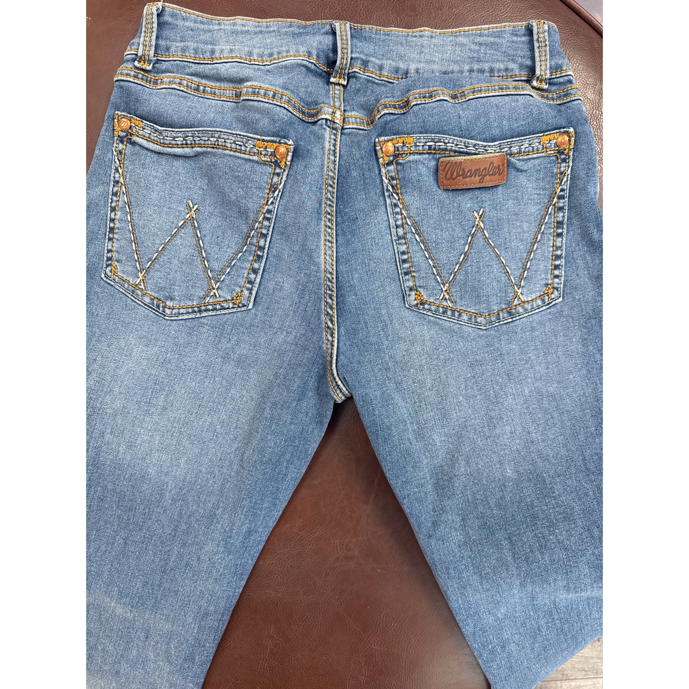 Wrangler Blue Denim Jeans - Picture 2 of 3